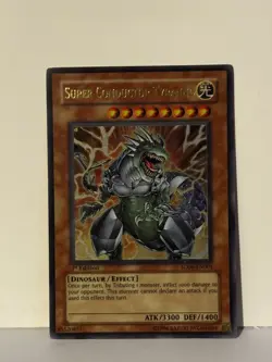 Super Conductor Tyranno 1st Ed Ultra Rare SD09-EN001 NM Yugioh Fast Ship - Image 1