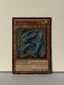 Rapid Warrior 1st Ed Super Rare 5DS3-EN004 NM Yugioh Fast Ship - Image 1