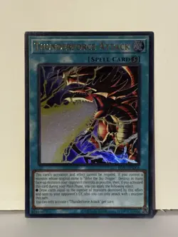 Thunderforce Attack Ultra Rare EGS1-EN003 NM Yugioh Fast Ship - Image 1