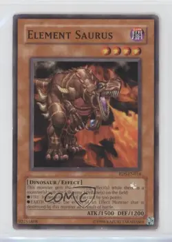 Element Saurus Unlimited YuGiOh Rise of Destiny #RDS-EN0014 2004 READ - Image 1