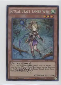 Ritual Beast Tamer Wen SE 1st Ed. YuGiOh The Secret Forces #THSF-EN024 - Image 1