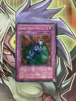 SDD-E002 Acid Trap Hole Prismatic Secret Rare UNL Edition NM Yugioh Cards - Image 1
