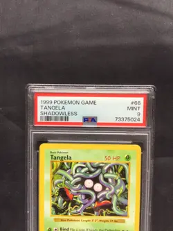 Pokemon Cards: Base Set Shadowless Common: Tangela 66/102 PSA 9 - Image 3