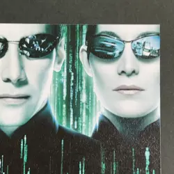 The Matrix Reloaded Keanu Reeves Laurence Fishburne 2003 MOVIE ticket Card - Image 2