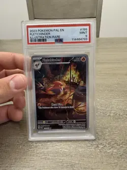 Fletchinder 199/193 Sv02 Paldea Evolved Illustration Rare Pokemon TCG Card PSA 9 - Image 1