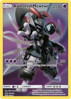 Heavily Played Armored Mewtwo - SM228 - SM Black Star Promos Pokemon SM Promos - Image 1