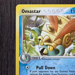Omastar 19/100 Sandstorm Regular Rare LP Pokemon Card TCG - Image 2