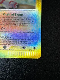 Plusle 8/97 - EX Dragon Reverse Holo Rare Pokemon Card MP - Image 3