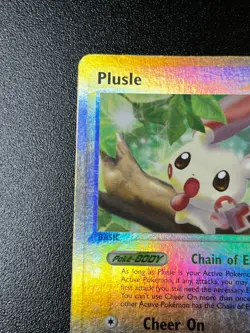 Plusle 8/97 - EX Dragon Reverse Holo Rare Pokemon Card MP - Image 5