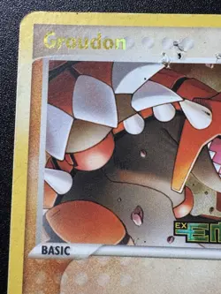 Groudon 5/106 EX Emerald Pokemon Card Reverse Holo Foil Rare VHP - Image 3
