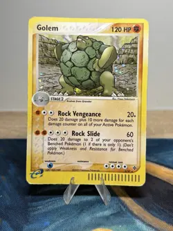 Golem 5/97 Holo Foil Rare EX Dragon Pokemon Card 2003 WoTC E Series DMG - Image 1