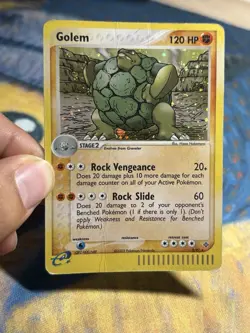 Golem 5/97 Holo Foil Rare EX Dragon Pokemon Card 2003 WoTC E Series DMG - Image 3