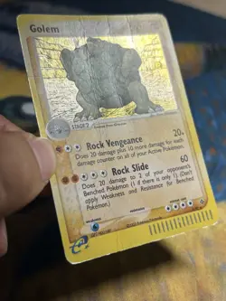 Golem 5/97 Holo Foil Rare EX Dragon Pokemon Card 2003 WoTC E Series DMG - Image 4