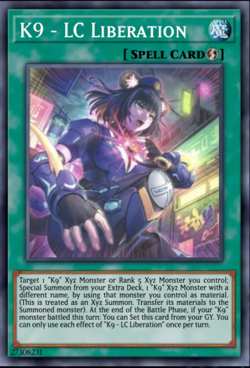 Yugioh K9 - LC Liberation JUSH-EN038 1st Edition Rare NM Presale - Image 1