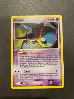 2005 Pokemon DEOXYS Ex Emerald HOLO RARE Foil Set Card 2/106 NM - Image 1