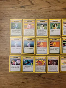 Pokemon TCG Lot of 30 Trainer Cards Base Set (1,2) Fossil Gym Heroes Neo Genesis - Image 1