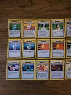 Pokemon TCG Lot of 30 Trainer Cards Base Set (1,2) Fossil Gym Heroes Neo Genesis - Image 4