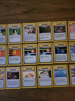Pokemon TCG Lot of 30 Trainer Cards Base Set (1,2) Fossil Gym Heroes Neo Genesis - Image 5