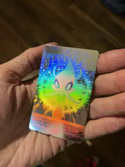 Pokemon Celebi Movie Hologram Ghost Rare Phone Card - 50 Units Unused Japan Rare - Image 1