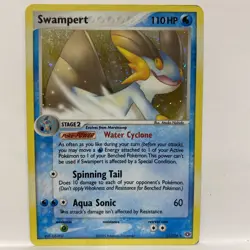Swampert 11/106 LP - EX Emerald Holo Rare Pokemon Card 2005 - Image 1