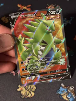 Pokemon Cards Tyranitar V 154/163 Full Art Ultra Rare Battle Styles - (NM) - Image 2