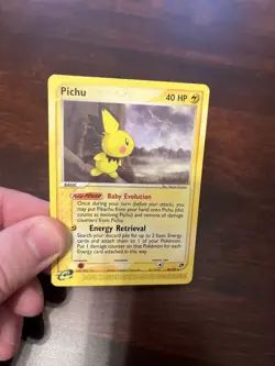 Pichu 20/100 Sandstorm Regular - Pokemon Card - Image 3