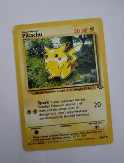 Pokemon Pikachu 60/64 Jungle TCG Card 1999 English ENG - Image 1