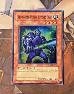 Yugioh Reinforced Human Psychic Borg RGBT-EN029 NM Unlimited Super Rare Effect - Image 1