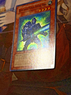 Yugioh Reinforced Human Psychic Borg RGBT-EN029 NM Unlimited Super Rare Effect - Image 3