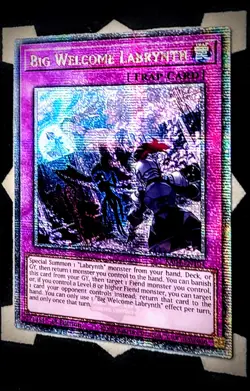 Big Welcome Labrynth RA04-EN104 Quarter Century Rare 1st Edition Yugioh - Image 1