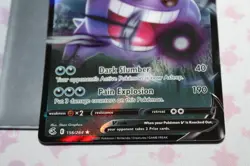 Pokemon TCG :Gengar V Sword & Shield - Fusion Strike #156/264 Holo Rare - Image 3