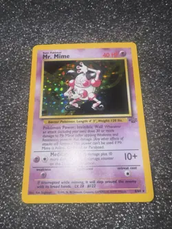 Mr. Mime 6/64 Holo Rare Jungle Set WOTC Vintage Pokemon NM/EX Condition - Image 1