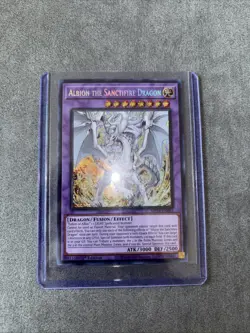 MP24-EN082 Albion the Sanctifire Dragon Prismatic Secret Rare YuGiOh - Image 2