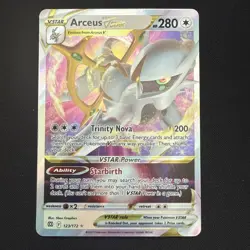 Arceus VStar 123/172 Ultra Rare Pokemon Card TCG Near Mint NM - Image 1
