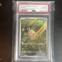 PSA 10 Feebas 198/191 - Surging Sparks Illustration Rare Holo Pokemon TCG - Image 1