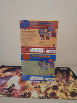 Pokemon Sword and Shield Base Set Elite Trainer Box ETB Pair Zacian & Zamazenta - Image 3
