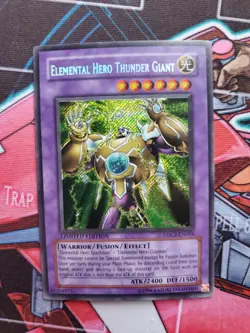 Yu-Gi-Oh! Elemental HERO Thunder Giant EHC2-EN004 Limited Edition NM/LP - Image 1
