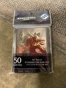Warhammer 40K Card Sleeves Ork Art Sleeves Deck Protector Fantasy Flight Games - Image 1