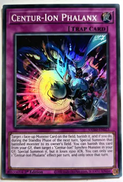 Yugioh Centur-Ion Phalanx VASM-EN023 Valiant Smashers 1st Edition - Image 1