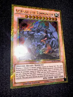YUGIOH • OBELISK THE TORMENTOR • SECRET RARE • MVPC-EN001 • LIMITED EDITION • NM - Image 5