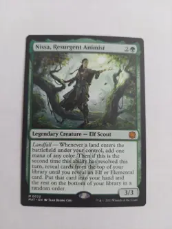 MTG - Nissa, Resurgent Animist - Normal - MOM: The Aftermath - NM - Image 1