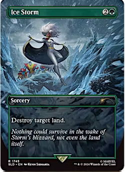 Mint/Near-Mint, English - 1 x MTG Ice Storm - 1745 - Non-Foil Secret Lair Drop S - Image 1