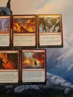 5x MTG Red Staple Must-have Spells! W/ Valakut Exploration! NM Mint! Ships Fast! - Image 3