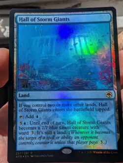 1x Hall of the Storm Giants Prerelease Promo FOIL AFR Magic the Gathering NM - Image 1