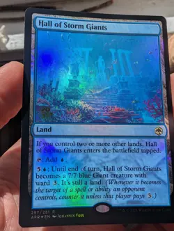 1x Hall of the Storm Giants Prerelease Promo FOIL AFR Magic the Gathering NM - Image 2