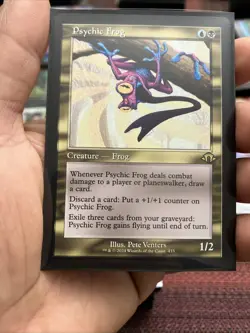 Magic the Gathering Modern Horizons 3 Psychic Frog Card #433 Retro Frame - Image 1