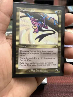 Magic the Gathering Modern Horizons 3 Psychic Frog Card #433 Retro Frame - Image 2