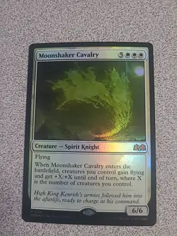 Magic: The Gathering Moonshaker Cavalry Foil Lightly Played - Image 1