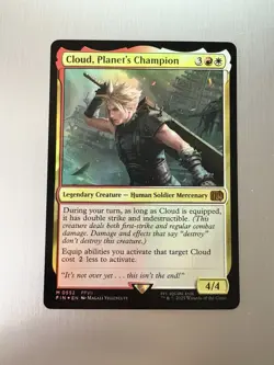 Cloud, Planet’s Champion - 552 - Magic: Final Fantasy MTG - Mythic -FFVII - FOIL - Image 1