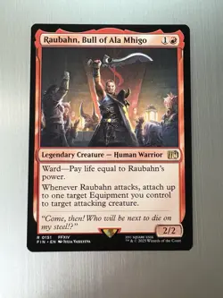 Raubahn, Bull Of Ala Mhigo - 151 - Magic: Final Fantasy MTG - Rare - Regular - Image 1